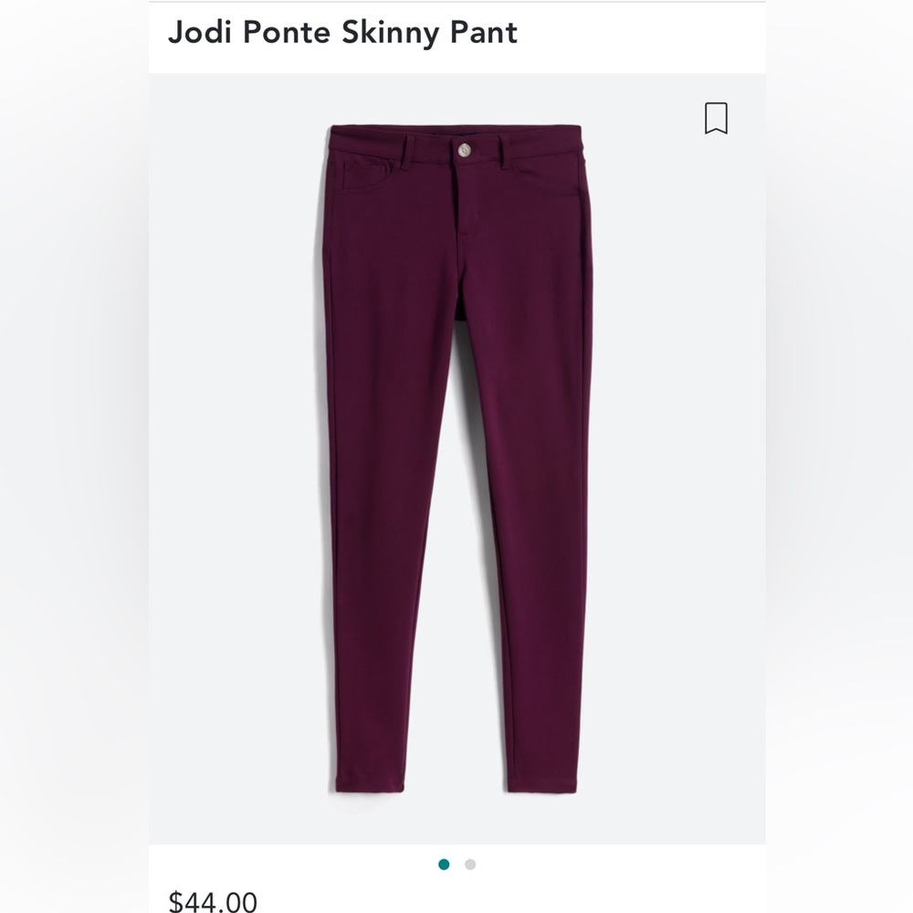NWT one5one Jodi Ponte Skinny Pant